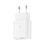 USB-C Wall Charger with 25W Power Delivery- EP-TA800EWE- Samsung, White