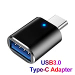 Clé USB 3.0 haute vitesse avec disque dur en métal,clé USB portable SSD,1 To,2 To - Type Type-C Adapter