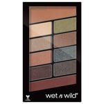 Wet n Wild Color Icon 10 Pan Palette, Palette d'Ombres à Paupières avec 10 Couleurs d'Ombres à Paupières Brillantes et Mates, Formule Longue Durée et Facile à Mélanger, Comfort Zone