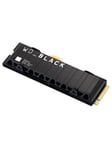 WD Black SN850X SSD - 8TB - M.2 2280 - PCIe 4.0 - Jäähdytyssiilillä