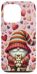 iPhone 13 Pro Pink Cat Stuff For Girls Cute Kitten And Hearts For Cat Lady Case