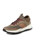 Timberland Homme Boroughs Project Oxford Basic Basket, Olive Nubuck, 44.5 EU