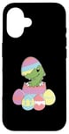 iPhone 16 Easter Egg Dinosaur T-Rex Dinosaur Easter Tyrannosaurus Eggs Case