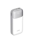 LDNIO PQ20 Powerbank 22.5W 20000mAh USB-C lightning (white) Nødlader - Hvit - 20000 mAh