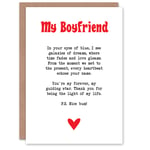 Greeting Card Love Poem Blue Eyes Boyfriend Romantic Poetry Fun Valentine's Day