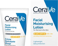 Cerave AM Facial Moisturising Lotion SPF50 with Ceramides & Vitamin E for Normal