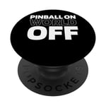 Pinball Boule - Arcade Machine Flippers PopSockets PopGrip Interchangeable