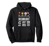 Vulcanologist Job Definition Skills Coffee Wine Sarcasm Pullover Hoodie