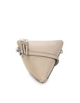 Calvin Klein Argo Top Zip Triangle Crossbody, Bandoulière Triangulaire zippée sur Le Dessus Femme, Champignon, Taille Unique