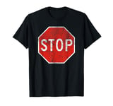 STOP SIGN ROAD TRAFFIC HIGHWAY SIGNAL LIGHT RULES T-Shirt