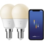 Nordlux Smart E14 LED-pærer, hvid, 2-pak