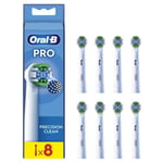 Lot de 8 brossettes PRECISION CLEAN PRO - Blanc  