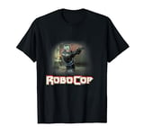 RoboCop Taking Aim Action Pose Logo Portrait T-Shirt