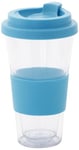 Idelice CO257 741A Mug Isotherme en Double Paroi Plastique Bleu Turquoise 450 ml