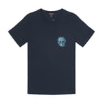 Tee Shirt Manches Courtes Le Temps Des Cerises Santiago Galaxy Tsh H Bleu Marine