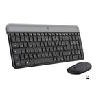 Logitech MK470 Combo Clavier et Souris, Clavier QWERTZ Allemand - Noir