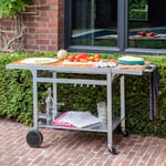 Desserte pour plancha en bois et métal GRANDI XL Cook'in Garden