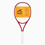 HUNDRED Panzer Strung Tennis Racket with Full Cover | 3 Points Head Heavy | Color: Red/Orange, Grip Size 2 (4 1/4 inches) | Unisex | Material: Graphite | 253 Grams