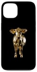 iPhone 13 Cow Gold Case