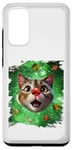 Coque pour Galaxy S20 Space Cat Renne, Bad Tacky Ugly Christmas