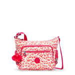 Kipling GABBIE S Petit sac à bandoulière, Latin Cheetah (Rouge)