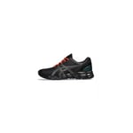 ASICS Homme Gel-Quantum Lyte II Sneaker, Black Cherry Tomato, 40.5 EU