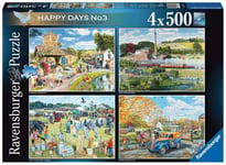 Ravensburger 16578 Happy Days No 3 4 x 500 Piece Jigsaw Puzzle