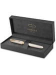 Parker Sonnet Fountain Pen | Silver Mistral | Fine Nib | Gift Box