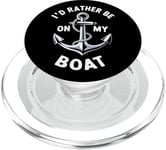 I Don't Need Therapy Boat Cruise Yacht PopSockets PopGrip pour MagSafe