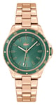 Lacoste 2001372 Women's Santorini (36mm) Green Dial / Rose Watch