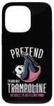 Coque pour iPhone 13 Pro Trampoline Gymnastique Panda Trampolining Gymnaste