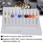 10Pcs 0.3 to 1.2mm PCB Print Circuit Board Micro Drill Bits Set Watch Repair Kit