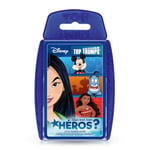 Winning Moves - Top Trumps Disney Hereos - Jeux de Cartes - Jeu de Société - Jeu de batailles - Jeu de Voyage - De 2 à 6 Joueurs - A partir de 6 Ans - Version Française