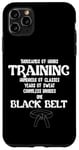 Coque pour iPhone 11 Pro Max Ceinture noire Taekwondo – Entraînement d'arts martiaux mixtes Taekwondo