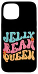 iPhone 15 Jelly Bean Queen Groovy Lettering Vibes Case