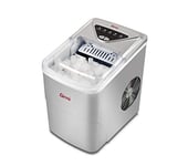 Girmi GH76 Portable Ice Cube Maker 12kg/24h Acier Inoxydable 100 W 2.2 L