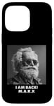 Coque pour iPhone 14 Pro Max JE SUIS DE RETOUR, Karl Marx, communiste, cool Marx