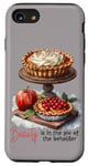 Coque pour iPhone SE (2020) / 7 / 8 Harvest Beauty is in the Pie of the Beholder Cute Fall Humour