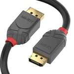 Lindy 7.5m DisplayPort 1.2 Cable, Anthra Line