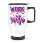 Work Wife Travel Mug Cup Handle Love Joke Valentines Day Birthday Funny Gift