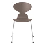 Fritz Hansen - Myran 3101 Deep Clay Färgad Ask/Chrome - Matstolar