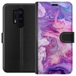 OnePlus 8 Pro Sort Lommebokdeksel Marmor