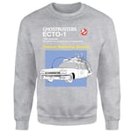 Ghostbusters Ecto-1 User Manual Sweatshirt - Grey