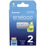 Panasonic - Pile rechargeable LR6 (aa) NiMH eneloop eneloop HR06 2000 mAh 1.2 v 2 pc(s)