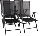 Vcm Set Aluminium Chaise De Jardin Alu À Haut Dossier Chaise De Balcon Camping Chaise Pliante Set Aluminium Chaise De Jardin Alu À Haut Dossier Chaise De Balcon Camping Chaise Pliante