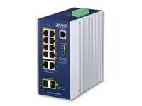 Planet Igs-4215-8Up2t2s, Hanterad, L2/L4, Gigabit Ethernet (10/100/1000), Full Duplex, Strömförsörjning Via Ethernet (Poe) Stöd, Monteringsbar På Väggen