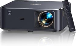 Videoprojecteur 4K avec Son JBL, Projecteur Video Supportant Android TV 12.0, WiFi 6 et Bluetooth, Yaber Videoprojecteur Portable 800ANSI, 2x10W Haut-Parleurs, Full HD 1080P, Auto Focus/Keystone