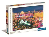 Clementoni - 36528 Collection Puzzle - Las Vegas - 6000 pièces - Puzzle Adulte - fabriqué en Italie