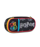 Sachet Round Plus Harry Potter Magical Creatures avec élastiques Porte-Crayons, école et Loisirs, Noir, Taglia Unica, école