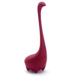 Baby Nessie Lösblad Te Infuser Återanvändbar silikon tesil Praktiskt tefilter för resor hemmakontor Purplish Red